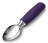 Urbanstrive Ice Cream Scoop Stainless Steel, Ice Cream Scooper Professional Large Ice Cream Scoops With Non-Slip Rubber Handle, Ice Cream Spade for Cookie Dough, Gelato, Sorbet, Melon, Purple
