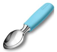 Urbanstrive Ice Cream Scoop Stainless Steel, Ice Cream Scooper Professional Large Ice Cream Scoops With Non-Slip Rubber Handle, Ice Cream Spade for Cookie Dough, Gelato, Sorbet, Melon, Blue