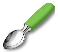 Urbanstrive Ice Cream Scoop Stainless Steel, Ice Cream Scooper Professional Large Ice Cream Scoops With Non-Slip Rubber Handle, Ice Cream Spade for Cookie Dough, Gelato, Sorbet, Melon, Green