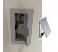 UrbanUp Access Panel Small Plumbing Access Panel, Rectangular/Square Inspection Hatch, Magnetic Access Panel Kit for Wall/Ceiling, Customizable Service Door(Gray,30x30cm/12x12in)