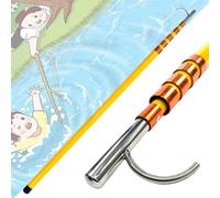 UrbanUp Life Saving Pole Portable Lifesaving Pole for Swimming Pools, Lightweight Telescoping Safety Pole, Multi-Purpose Rescue Pole/Emergency Life-saving Tools(1.23 (4ft)-5.5m (18ft))