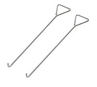 UrbanUp Manhole Lifting keys 2pcs Garden Moving Lid Puller, Stainless Steel Manhole Cover Lifter, Street Handy Manhole Hook Tool for Lifting Water Meter Cover(80 cm(31 1/2"))