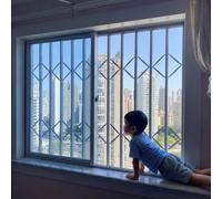 UrbanUp Security Bars for Inside Windows to Prevents Accidental Falls, Window Guards for Children/Pet Safety, Window Security Fences Burglar(W60xH140cm/24x55in)