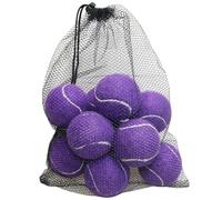 URBEST Tennis Ball, 10PCS Training Tennis Balls, Comes with a Net Bag for Easy Carrying, Beginner Training Tennis Balls, Pet Dog Exercise Ball(Purple)