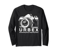 Urbex Photographer Documenting Decay Respecting History Long Sleeve T-Shirt