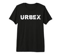 Urbex Urban Explorer Abandoned Buildings Glitched Text Premium T-Shirt