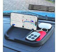 Urbify Car Phone Holder Dashboard Mat - Reusable Car Mobile Phone Holder, Non-Slip, Washable, Eco-Friendly, Fits iPhone Plus/Max, Samsung Galaxy, GPS Devices, Multi-Use for Desk and Car Dashboard