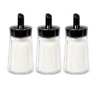 URBN-CHEF 175ml Glass Sugar Dispenser Plastic Spout for Home & Cafe Use