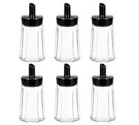 URBN-CHEF 175ml Glass Sugar Dispenser Plastic Spout for Home & Cafe Use