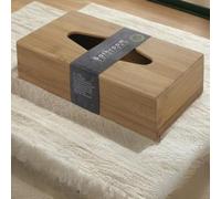 Urbn-Chef 24.5Cm Width Wooden Bamboo Kitchen Tissue Box