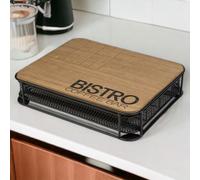 Urbn-Chef 30Cm Width Bistro Bar Wood & Metal Coffee Pod Replacement Capsule Holder Slider Tray Rack