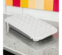 Urbn-Chef 33Cm Width 32 Hole Silicone Ice Cube Lollies Mould Support Tray Easy Remove Freezer Blocks