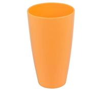 URBN-CHEF 6 Pcs Unbreakable Reusable Coloured Plastic Tall Drinking Cups Party Tableware (Orange)