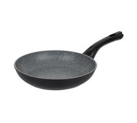 URBN-CHEF Forgecross Forged Aluminium Ceramic Non-Stick Frying Pan (24cm) | Stainless steel induction base, PFOA PTFE free coating, stay-cool handle, dishwasher and oven safe to 180°C D51xW27xH17cm