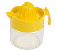 URBN-CHEF Green or Yellow Glass Fruit Juicer Manual Fruit Squeezer and Press (Yellow)