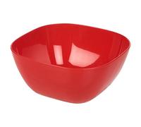 Urbn-Chef Height 13Cm Red Large Durable Plastic Salad Serving Bowl Microwave Dishwasher Food Safe