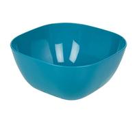 Urbn-Chef Height 13Cm Teal Large Durable Plastic Salad Serving Bowl Microwave Dishwasher Food Safe