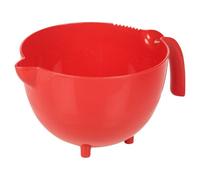 Urbn-Chef Height 30Cm 2.5L Large Red Plastic Mixing Measuring & Dispensing Jug Pitcher With Pouring Spout Kitchen