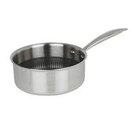 Urbn-Chef Hextec 20Cm Diameter Non Stick Stainless Steel Induction Saucepan Pan Kitchen Cookware