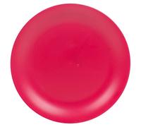 URBN-CHEF Set of 6 Reusable Plastic Plates Large Outdoor Dining (Pink) | Food Safe BPA Free Plastic, Unbreakable Design, Dishwasher And Microwave Safe, Reusable For Parties And Picnics, D26xW26xH2cm