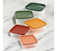 Urbn-Chef Urbnchef 18Cm Length 5 Pcs Square Plastic Food Storage Containers & Airtight Lids Sets