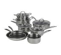 Urbn-Chef Urbnchef 28Cm Diameter 8Pcs Non Stick Stainless Steel Induction Frying Pan Saucepan Casserole Set