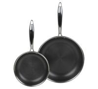 Urbn-Chef Urbnchef 28Cm Length Non Stick Stainless Steel Aluminium Induction Frying Pan Set Of 2