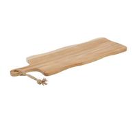 Urbn-Chef Urbnchef Large Hand Made Teak Wood Charcuterie Meat Cheese Serving With Hook, 49 Cm