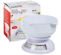URBN-CHEF White Classic Analogue Dial Measuring Baking Cooking Kitchen Scale With 5KG Bowl