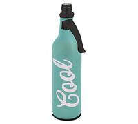 URBN-CHEF Zip Up Protective Insulating Neoprene 500ml Bottle Holder Sleeve Non Slip Coolerbag Water, Beer Jacket Covers for Travel, Sports, Hiking, Picnic, Beach, Park (Green, 1)