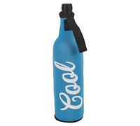 URBN-CHEF Zip Up Protective Insulating Neoprene 500ml Bottle Holder Sleeve Non Slip Coolerbag Water, Beer Jacket Covers for Travel, Sports, Hiking, Picnic, Beach, Park (Blue, 1)
