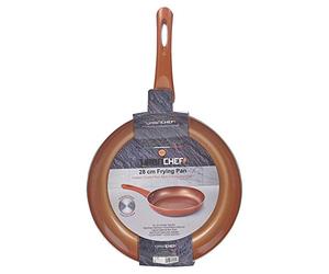 URBN-CHEFF Ceramic Copper Steel Induction Cooking Pots Saucepans Kitchen cookware Set (28cm Frying pan)