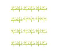 Urbn-Garden Urbn Garden 12 Pcs Green Flexible Garden Lawn Grass Edging Picket Border Panel Plastic Wall Fence