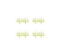 Urbn-Garden Urbn Garden 4 Pcs Green Flexible Garden Lawn Grass Edging Picket Border Panel Plastic Wall Fence