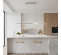 Urbn-Living 100Cm Warm White Led Hanging Ceiling Light Bar Fixture With Bulb Included