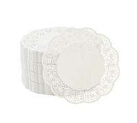 Urbn-Living 10Cm La Cucina Round White Paper Doilies