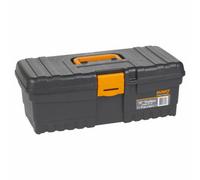 Urbn-Living 16 Plastic Heavy Duty Tool Box Lockable Storage Swing Lid - 20X40X15Cm