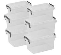 Urbn-Living 1L Colormatic Storage Box With Lids Set