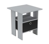 Urbn-Living 2-Tier 1- Drawer Wooden Side Table