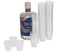 Urbn-Living 30Ml Set Of 3000 Reusable Plastic Shot Glasses 2Cl Measure Line Shatterproof Stackable Shooters