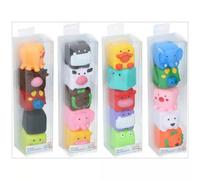 Urbn-Living 5-Piece Baby Bath Toys Squeezy Water Play Buddies For Tub & Pool