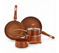 Urbn-Living 5 Piece Copper Ceramic Cookware Set