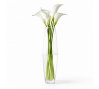 Urbn-Living 50Cm Barrel Tall Glass Flower Vase Bouquet Display Florist Table Centrepiece Home Decor