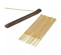Urbn-Living 90-Pc Citronella Incense Sticks With Wooden Ash Catcher - Pack Of Three