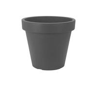 Urbn-Living Black - 35Cm Round Plastic Flower Pot