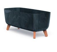 Urbn-Living Black - 400mm Gracia Rectangle Case Flower Pot