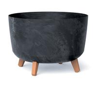 Urbn-Living Black - 400mm Gracia Round Case Flower Pot