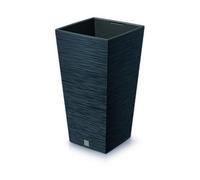 Urbn-Living Black - Furu Square Tall Planters With Insert - 66X34.5X34.5 Cm