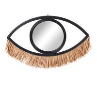 Urbn-Living Black - Large Decorative Eye Shaped Mirror