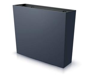 Urbn-Living Black, Set Of 1 - 58Cm Urbi Case Tall Rectangular Planter